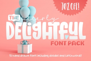 The Utterly Delightful Font Pack Font Download