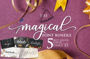 The Magical Mini Bundles $1Font Font Download