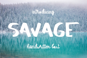 SAVAGE duo script font Font Download