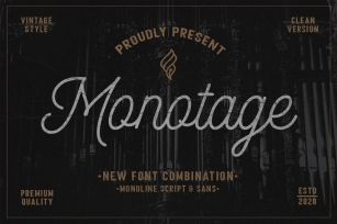 Monotage Combination Font Download