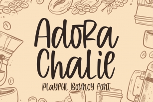 Adora Chalie - Playful Bouncy Font Font Download