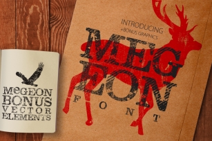 Megeon Font + Vector Bonus Font Download