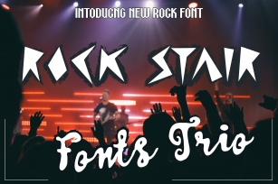 Rock Stair Font Trio Font Download