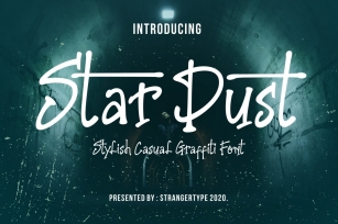 Stardust - Graffiti Font Font Download