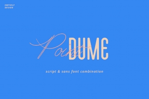Point Dume font duo Font Download