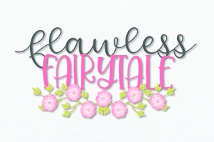Flawless Fairytale - A Magical Script & Print Font Duo Font Download