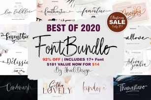 Best Of 2020 Font Bundle Font Download