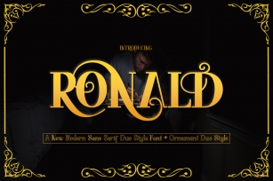 RONALD Duo Style - Ornament Font Download