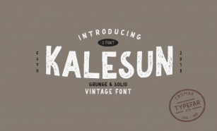 Kalesun Vintage Font Font Download
