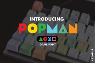 Popman Game Font Font Download