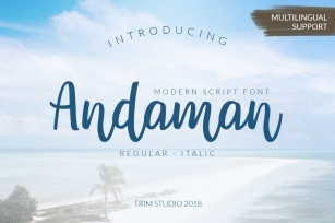 Andaman - Handlettering Font Font Download