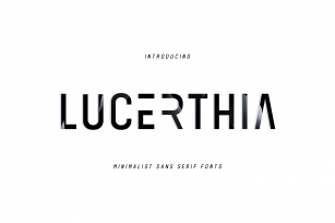 LUCRETHIA - Minimal Sans Serif Font Font Download