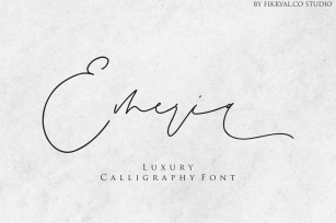 Emeria - Luxury Calligraphy Font Download