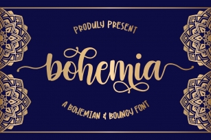 Bohemia - Modern Handlettering Font Download