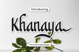Khanaya - Serif Script Font Font Download
