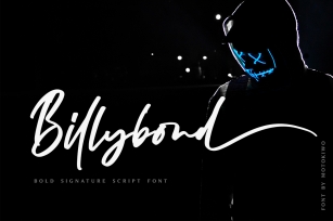 Billybond - Bold Signature Font Download