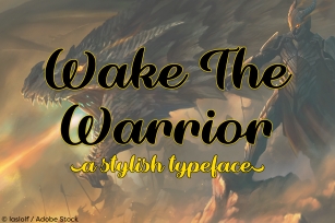 Wake the Warrior Font Download
