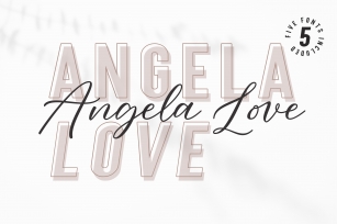 Angela Love Script & Sans Font Download