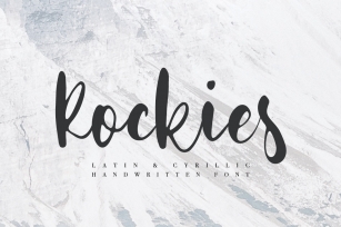 Rockies  Cyrillic & Latin Font Download