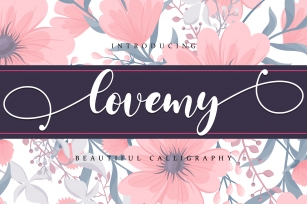 Lovemy - Beautiful script Font Download