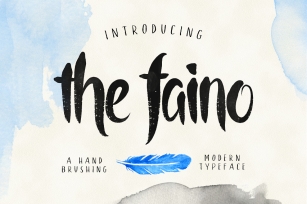the faino typeface Font Download