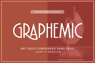 Graphemic | Deco Condensed Sans Font Download