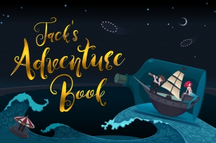 Jacks adventure book Font Download
