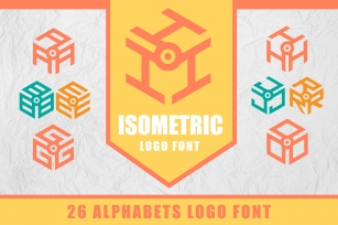 3D Isometric Logo Font Font Download