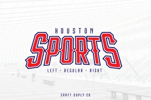 Houston Sports Font Family Font Download