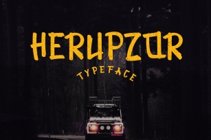 Herupzor Typeface Font Download