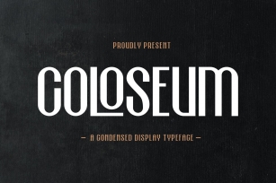Coloseum - Condensed Display Typeface Font Download