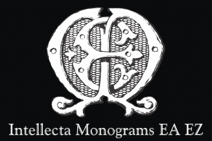 Intellecta Monograms EA EZ Font Download