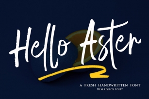 Hello Aster Font Download