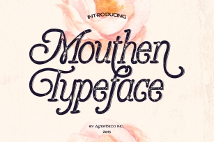 Mouthen typeface Font Download