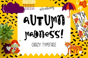Autumn Madness Typeface Font Download