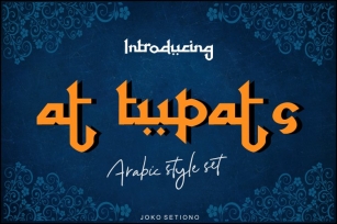at tupats- arabic stalys set Font Download