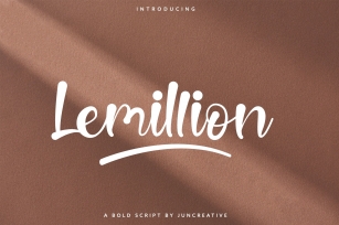 Lemillion Bold Script Font Download