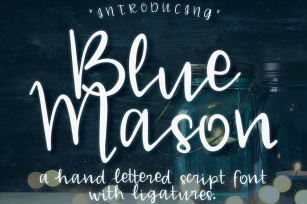 Blue Mason Font Font Download