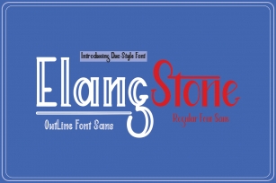 ElangStone Font Download