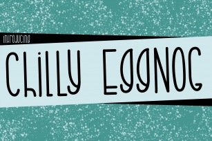 Chilly Eggnog a Joyful Font Font Download