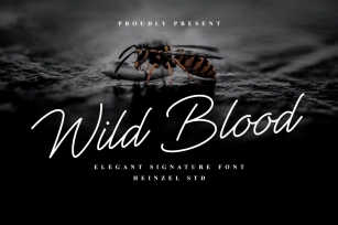 Wild Blood Signature Font Download