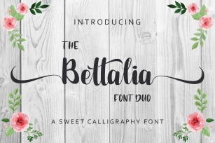 The Bettalia Font Duo Font Download
