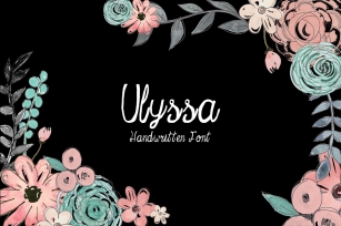 Ulyssa Handwritten Font + Bonus Font Download