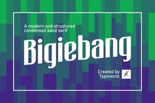 Bigiebang Condensed Font Font Download