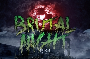 Brutal Night Font Download