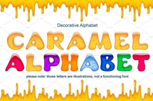 Сaramel alphabet Font Download