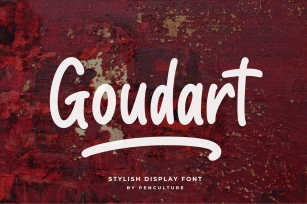 Goudart - Stylish Display Font Font Download