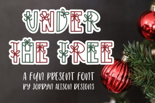 Under The Tree, Christmas Font Download
