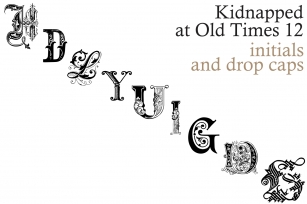 Kidnapped at Old Times 12 Font Download