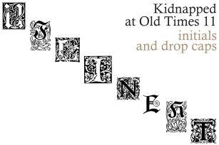 Kidnapped at Old Times 11 Font Download